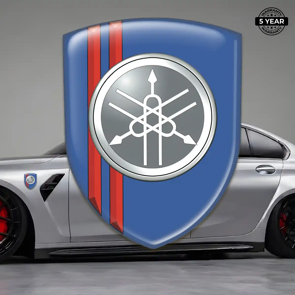Yamaha Polyurethane Domed Sticker Street Tuning