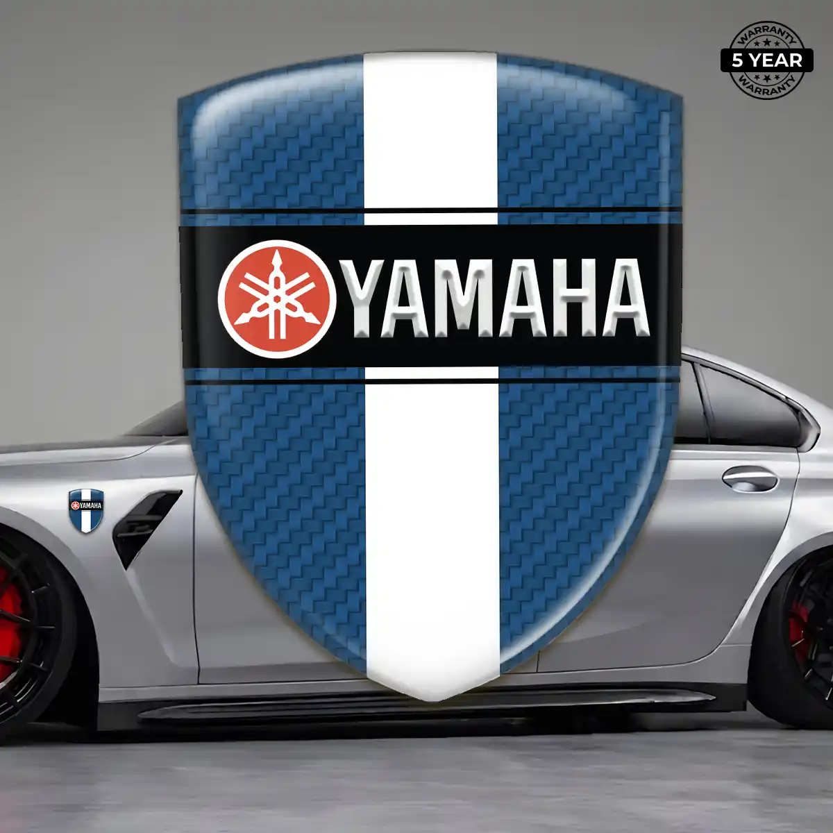 Yamaha Resin Badge Sticker Branded Line