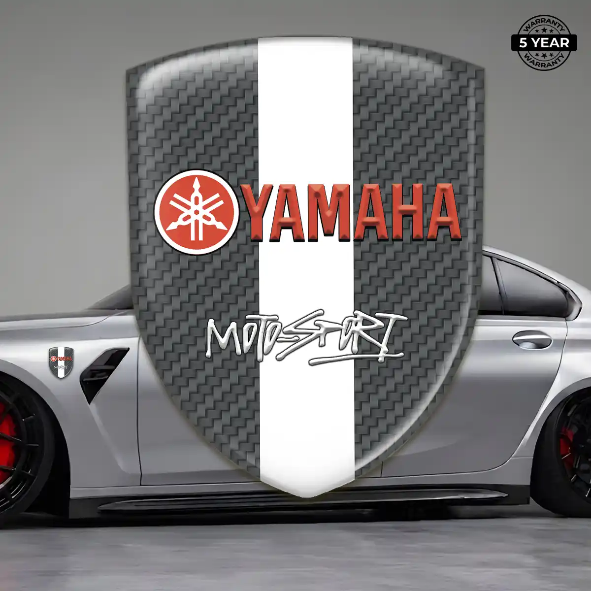 Yamaha Resin Badge Sticker Deluxe Edition