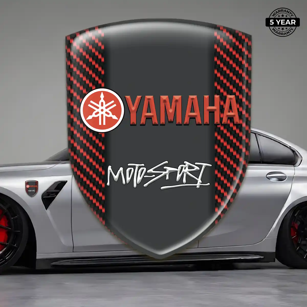 Yamaha Resin Badge Sticker Interior Elegance