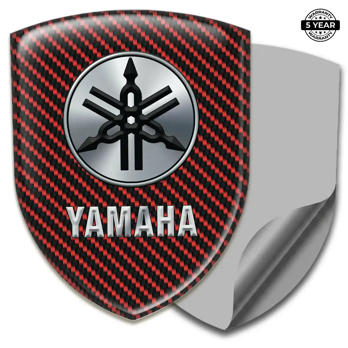 Yamaha Resin Badge Sticker Refined Design