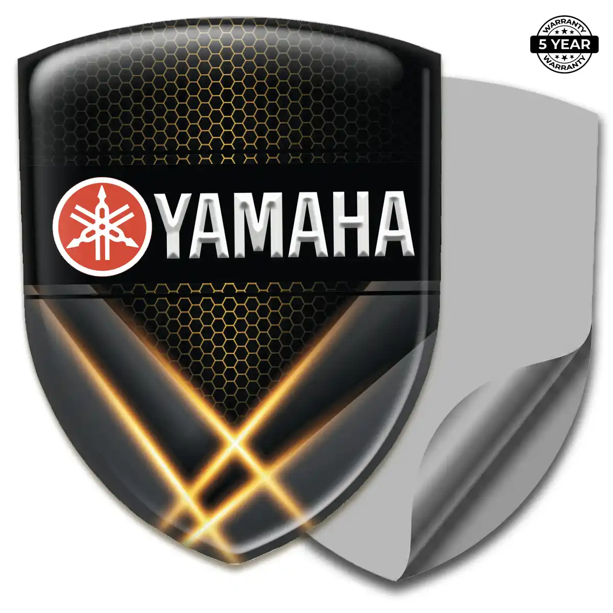 Yamaha Resin Badge Sticker Resin Elite