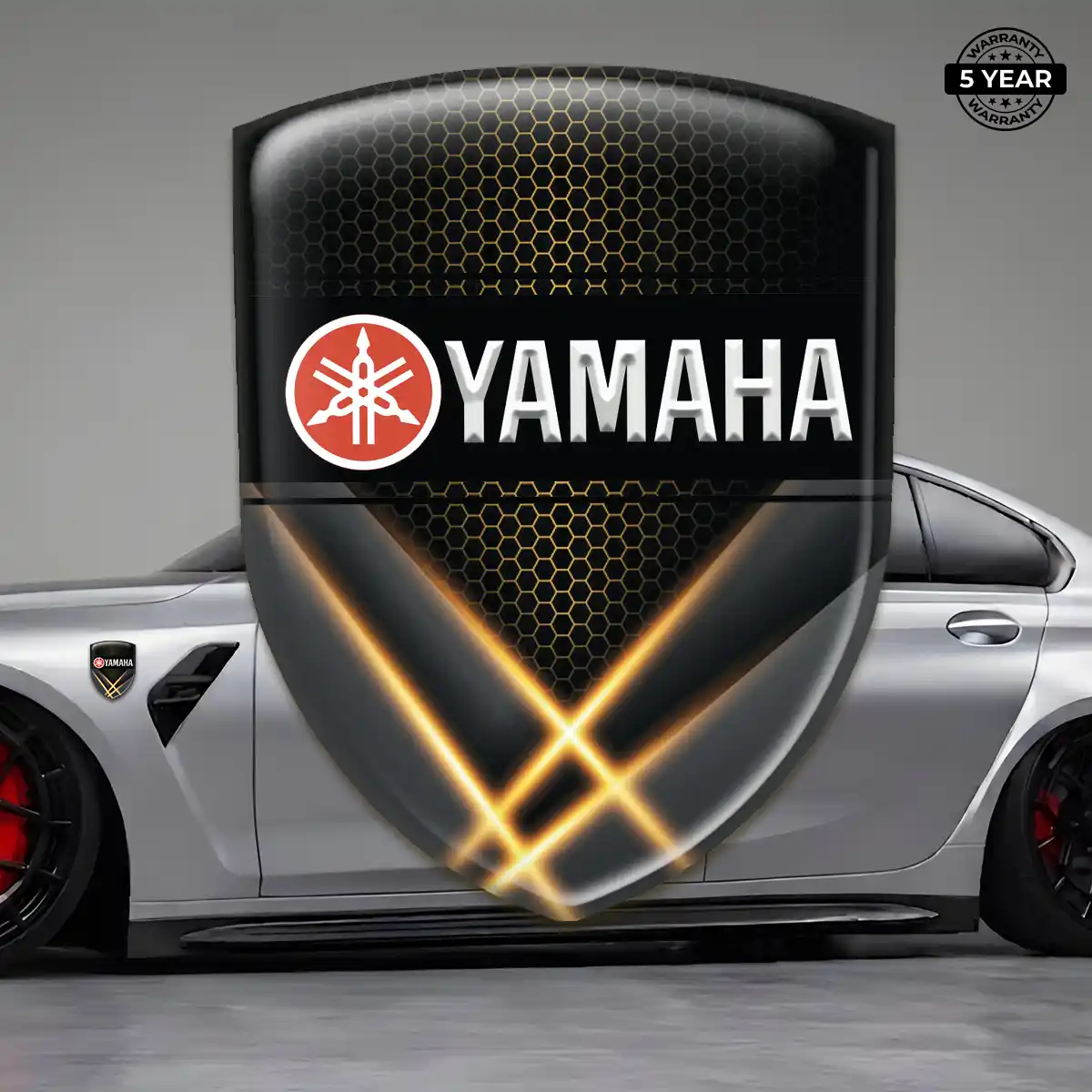 Yamaha Resin Badge Sticker Resin Elite
