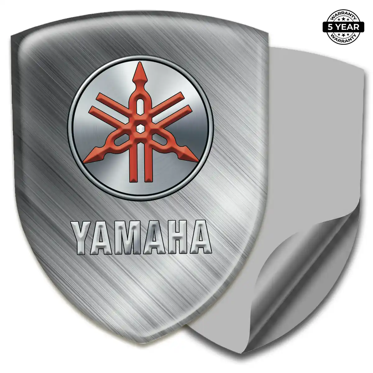 Yamaha Resin Badge Sticker Sleek Style