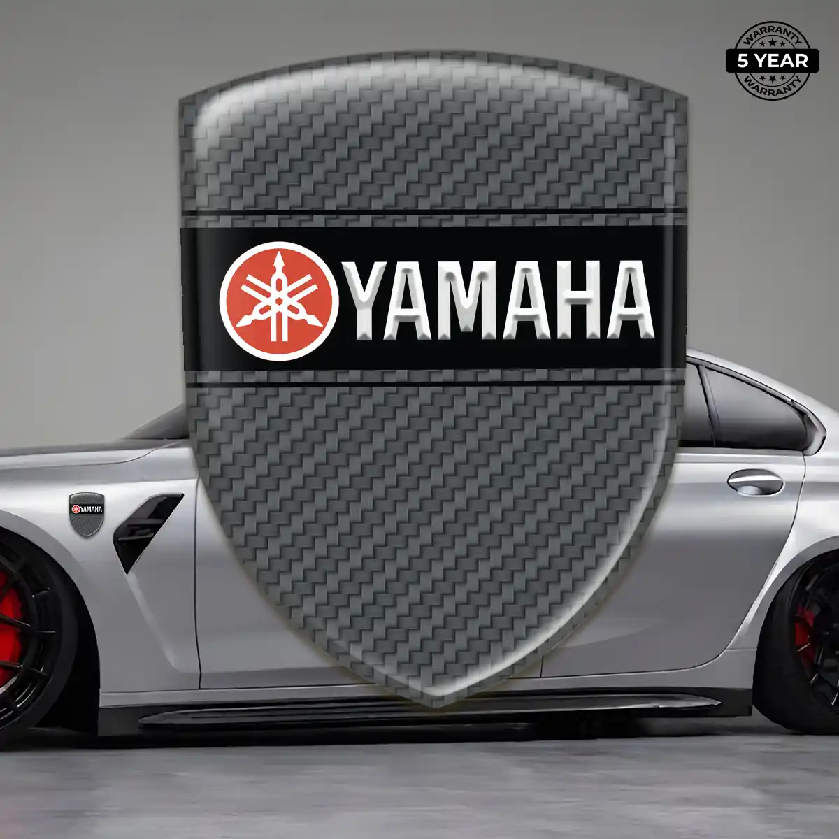 Yamaha Resin Domed Sticker Interior Luxe