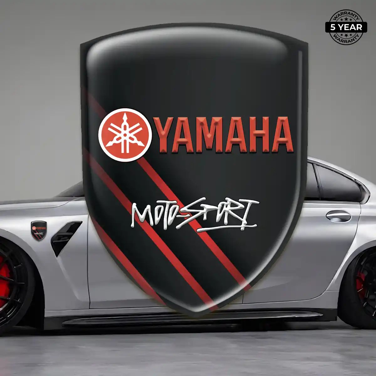Yamaha Resin Domed Sticker Outer Style