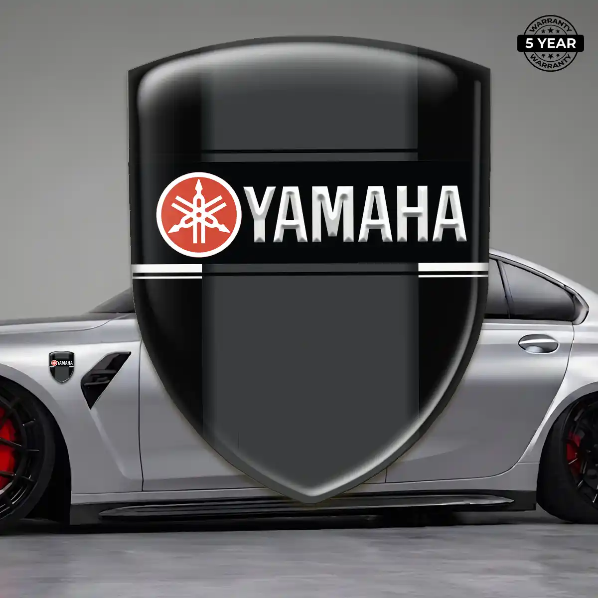 Yamaha Resin Domed Sticker Premium Dome