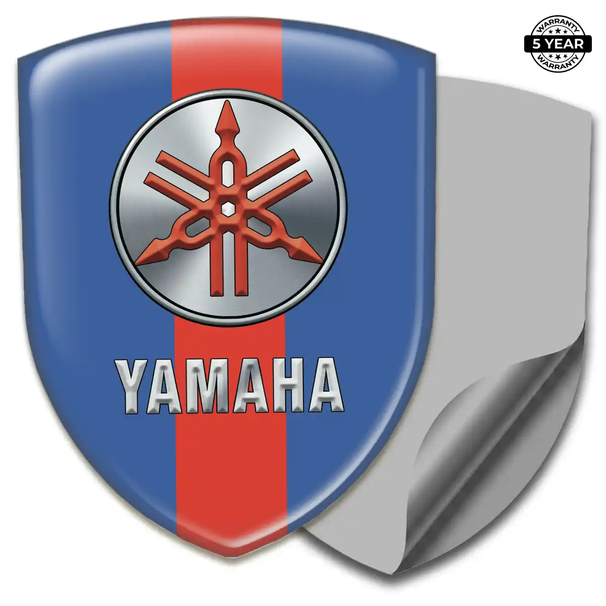 Yamaha Resin Domed Sticker Refined Design