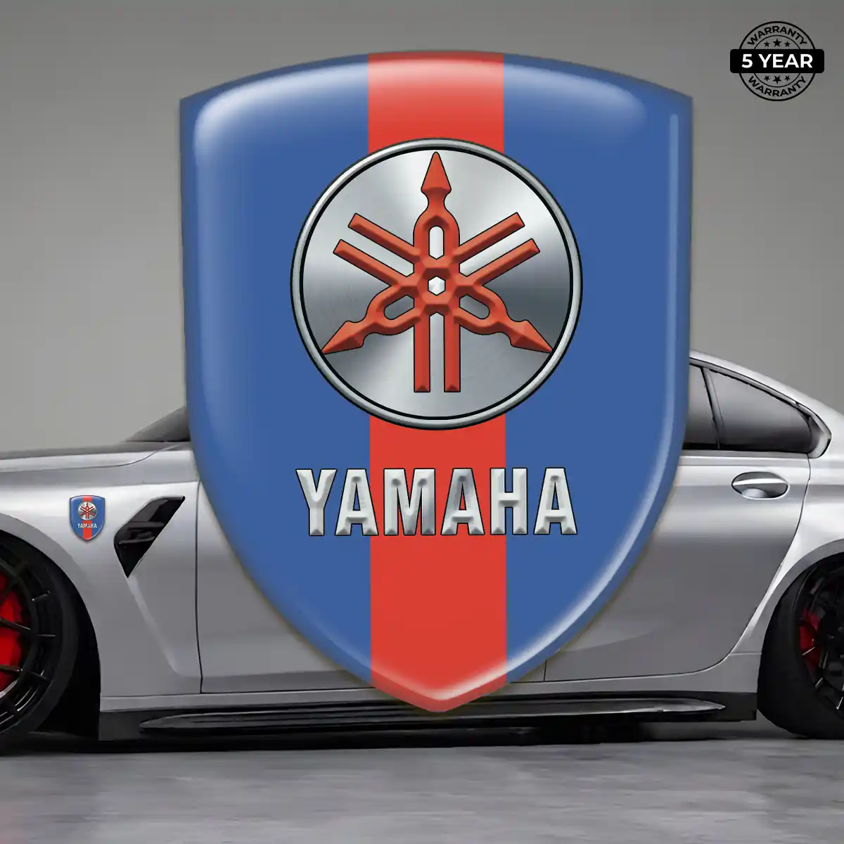 Yamaha Resin Domed Sticker Refined Design