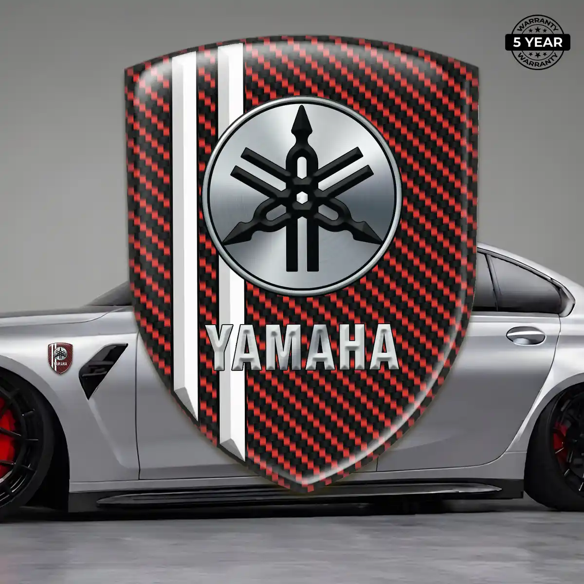 Yamaha Resin Emblem Sticker Auto Tuning