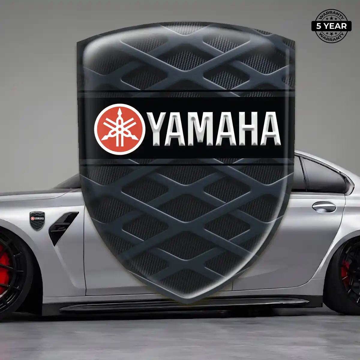 Yamaha Resin Emblem Sticker Cabin Style
