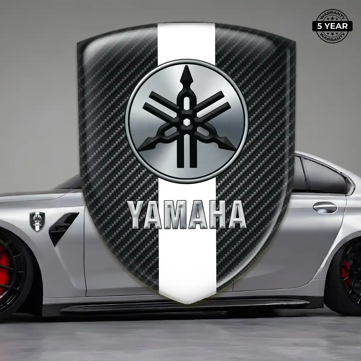 Yamaha Resin Emblem Sticker Deluxe Edition