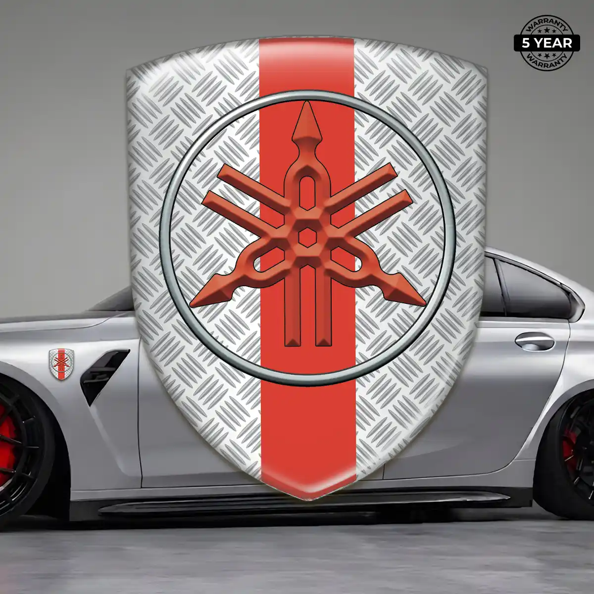 Yamaha Resin Emblem Sticker Interior Elegance