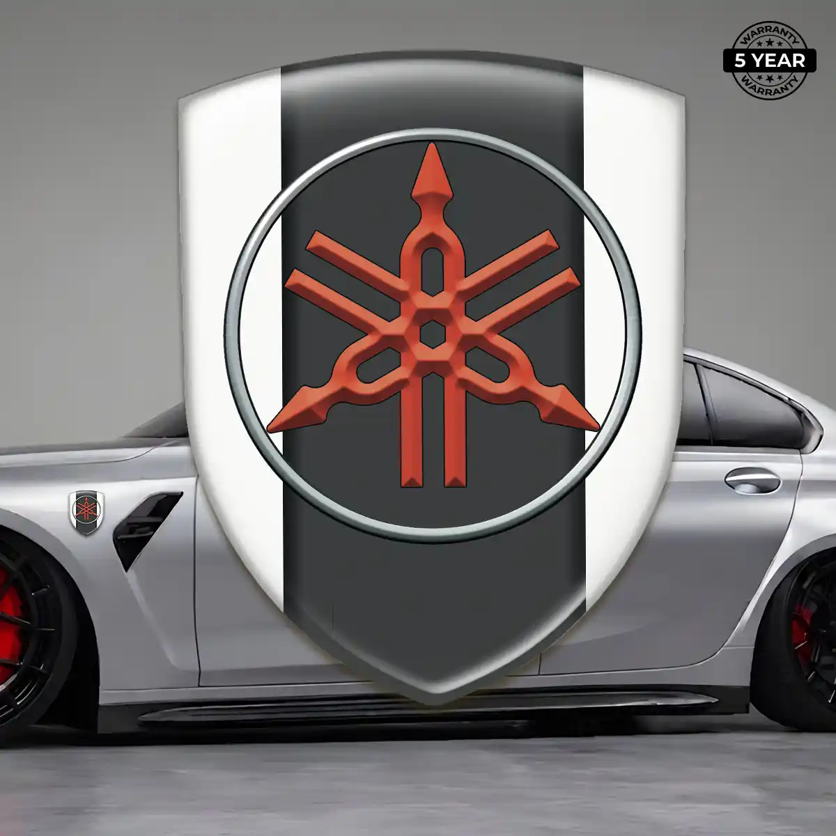 Yamaha Resin Emblem Sticker Interior Luxe