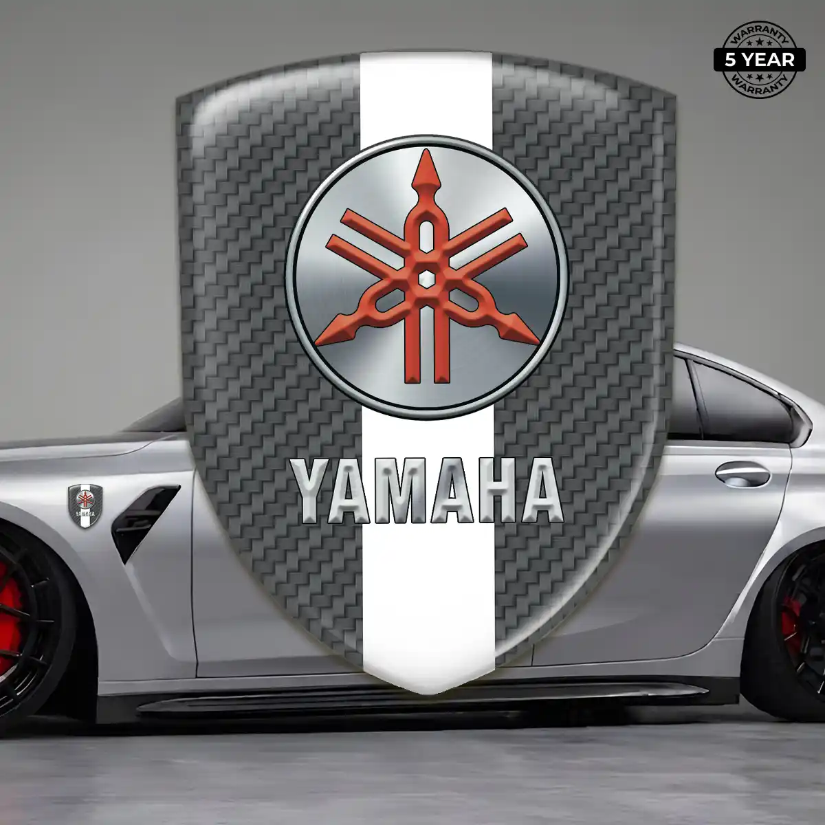 Yamaha Resin Emblem Sticker Marked Edition