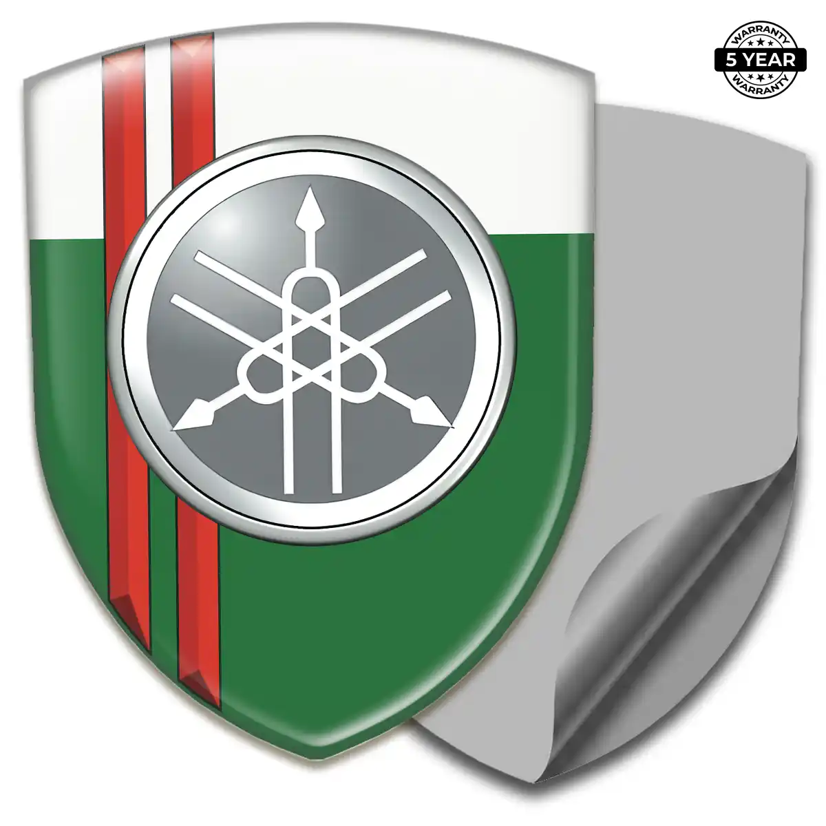 Yamaha Resin Emblem Sticker Outer Style