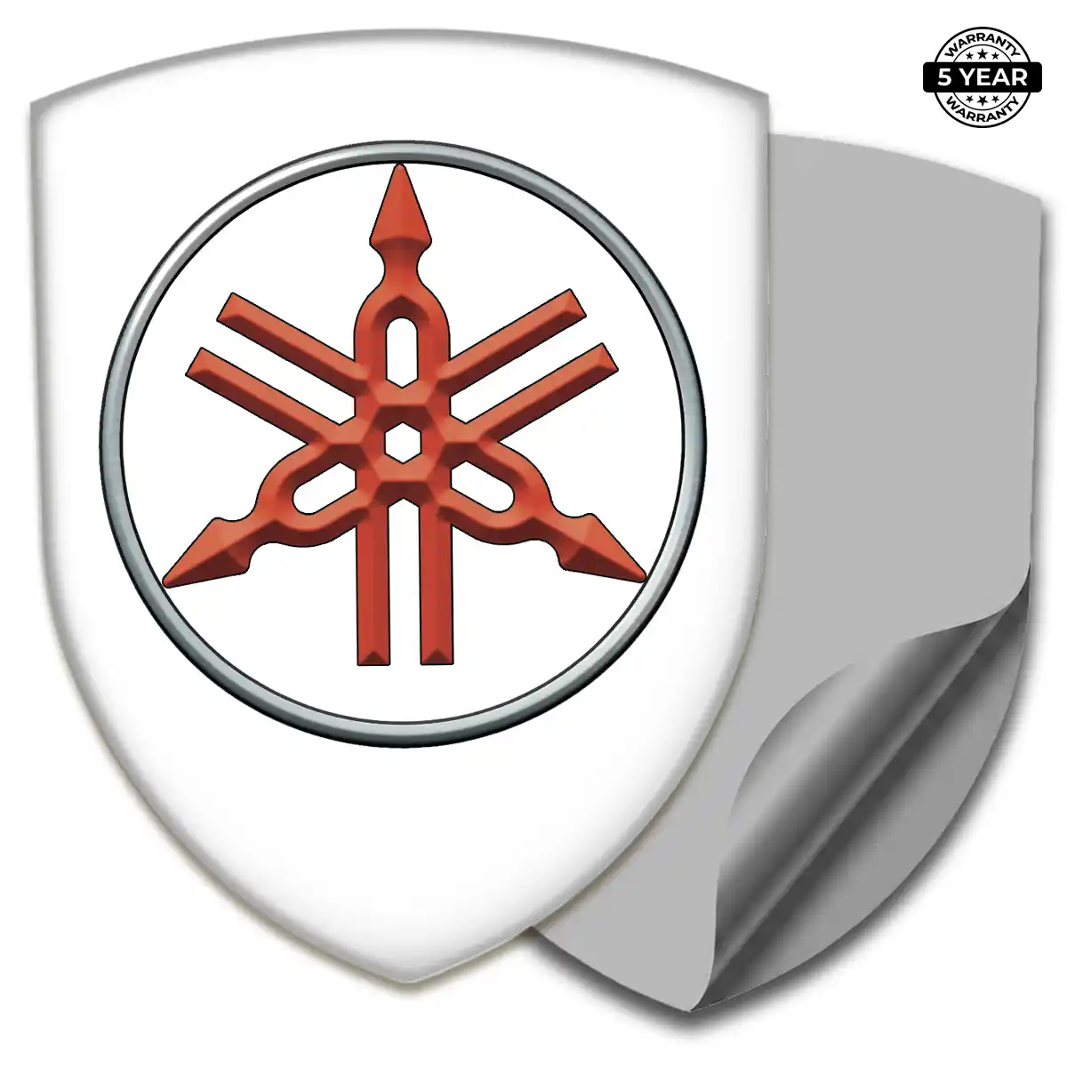 Yamaha Resin Emblem Sticker Performance Style