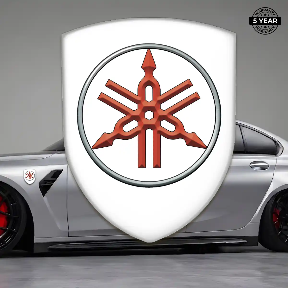 Yamaha Resin Emblem Sticker Performance Style