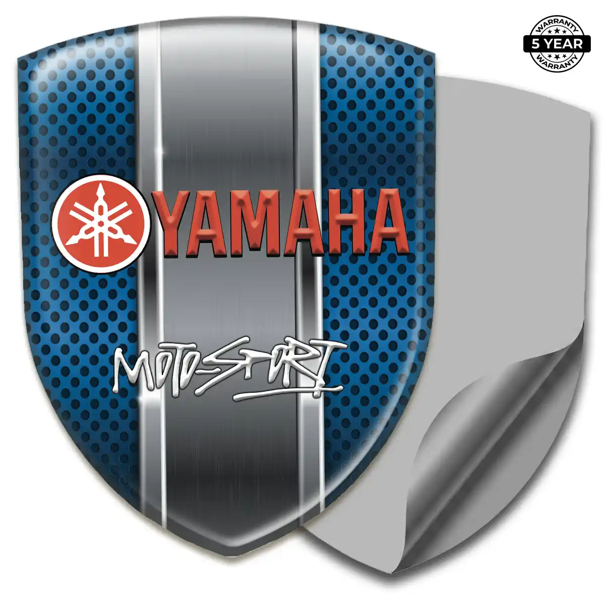 Yamaha Resin Emblem Sticker Premium Dome