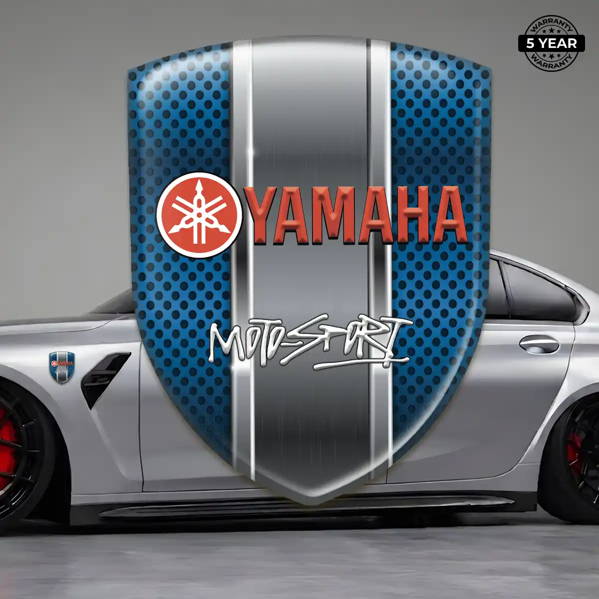 Yamaha Resin Emblem Sticker Premium Dome