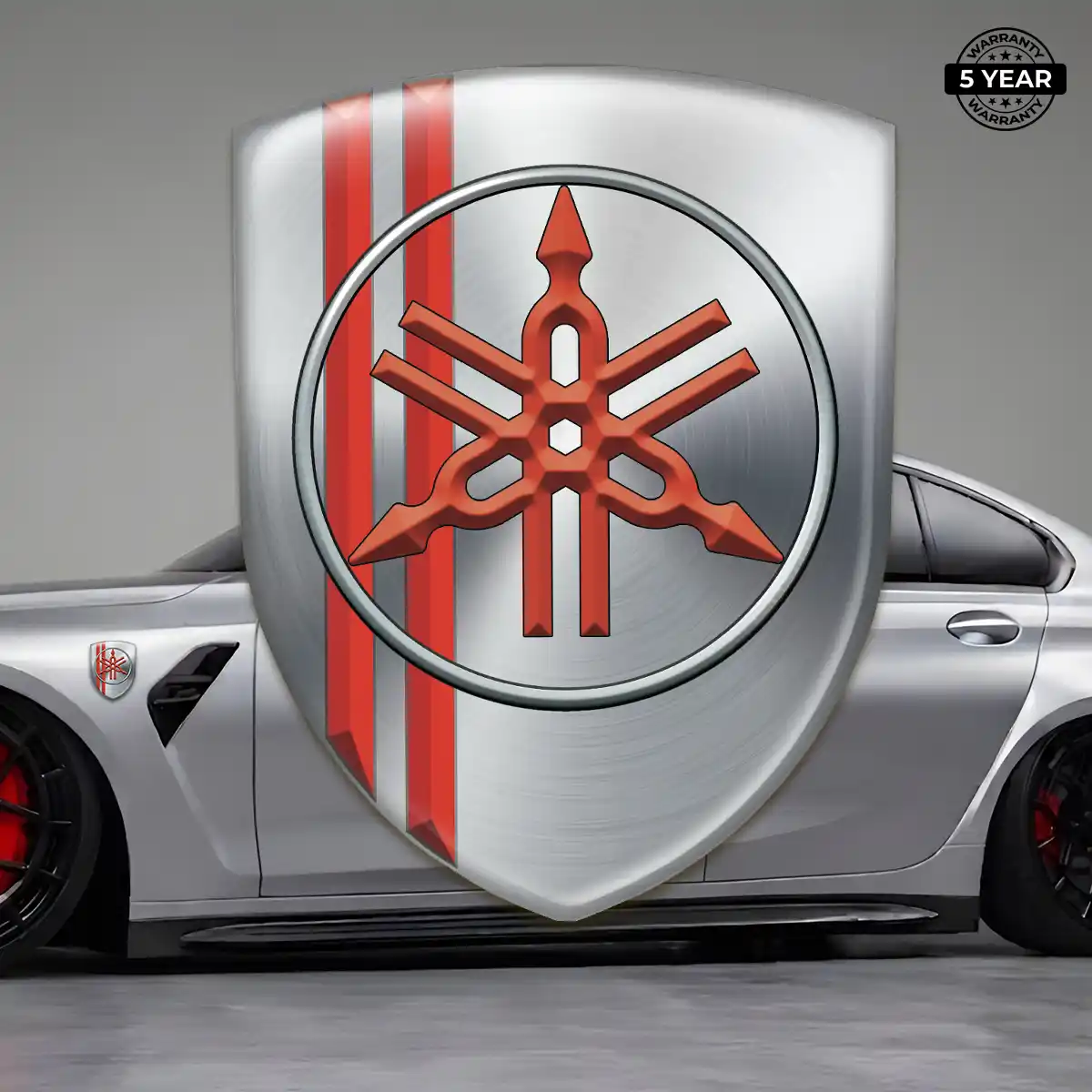 Yamaha Resin Emblem Sticker Street Tuning