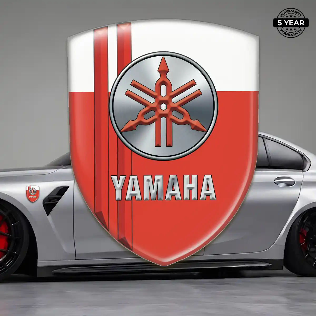 Yamaha Resin Emblem Sticker Superior Craft