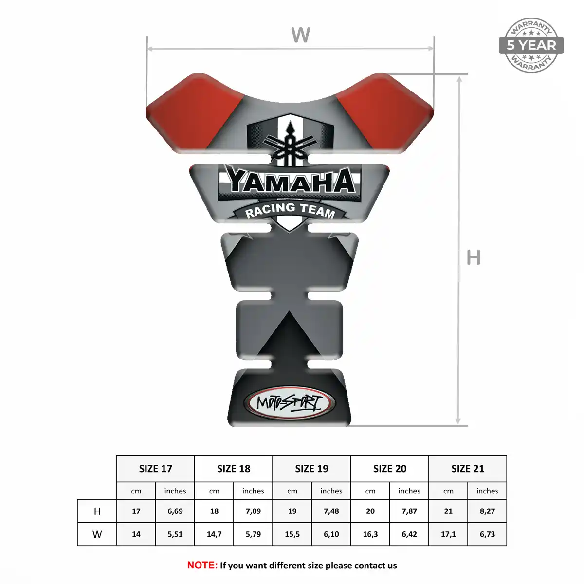 Yamaha Resin Tank Pad Superior Craft