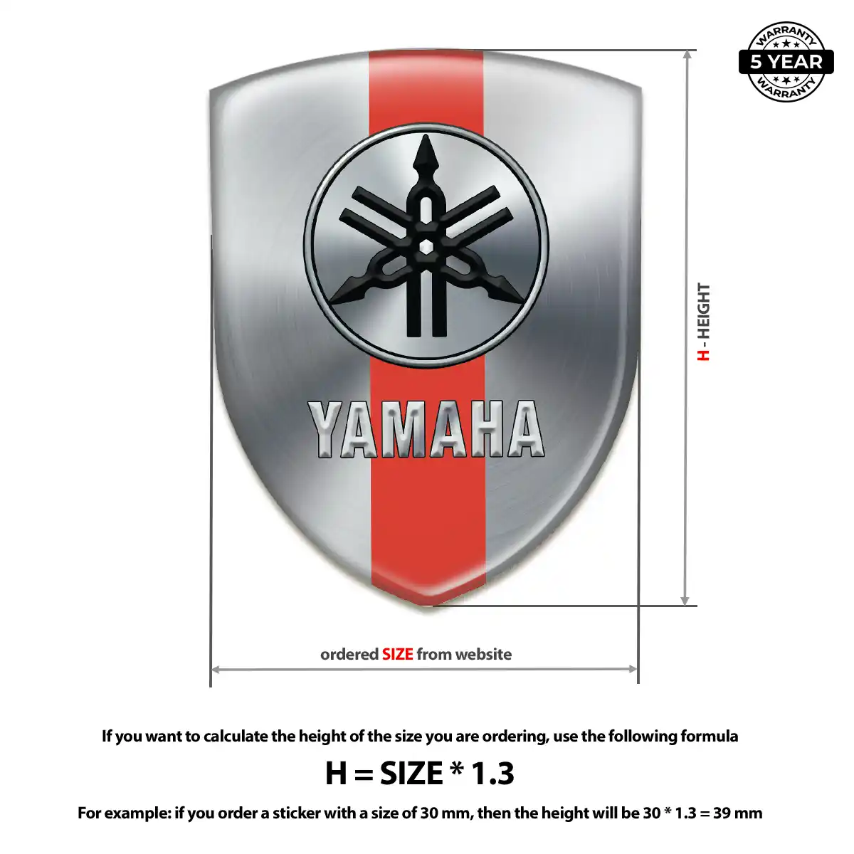 Yamaha Silicone Badge Auto Tuning