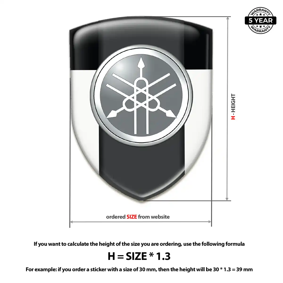 Yamaha Silicone Badge Branded Line