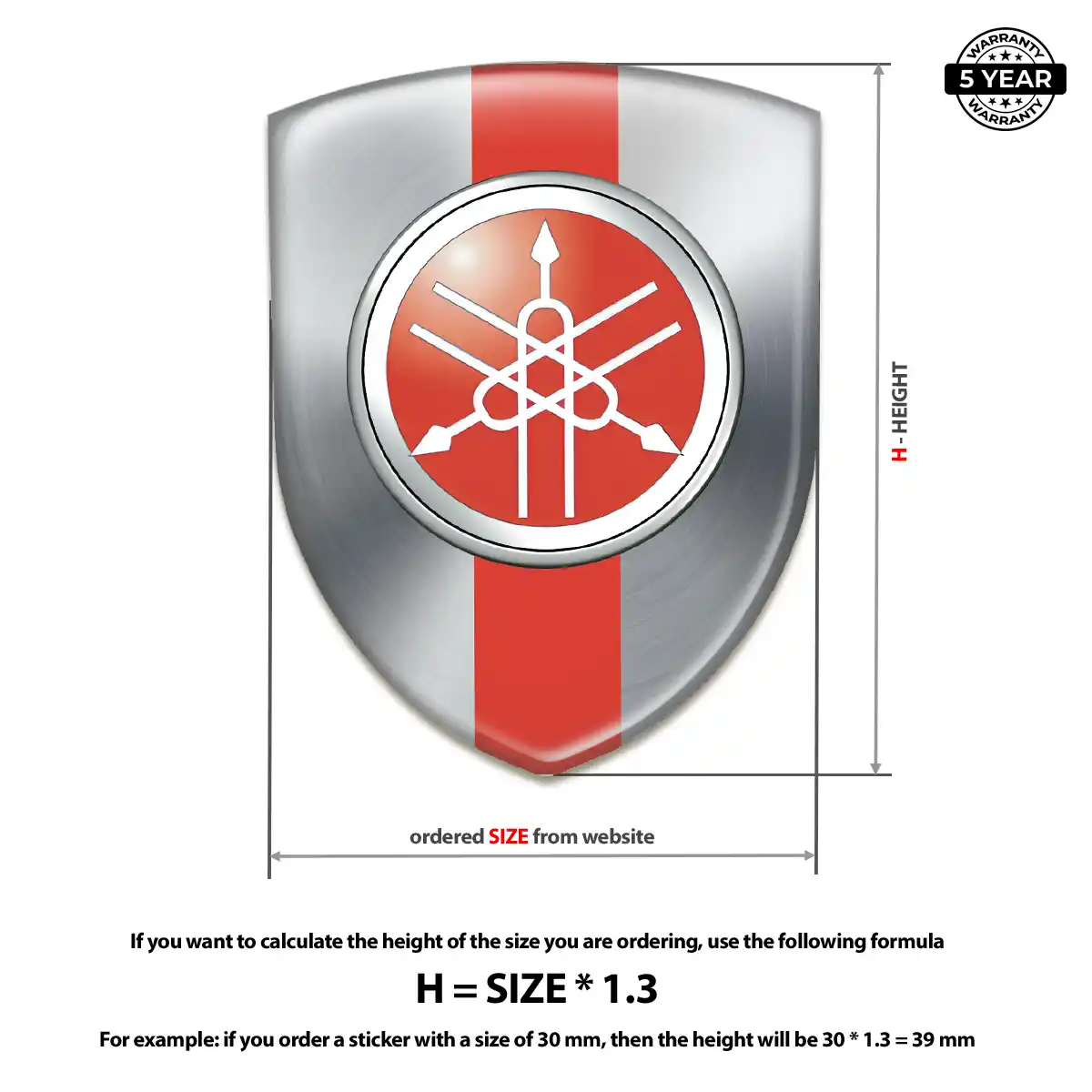 Yamaha Silicone Badge Exclusive Series