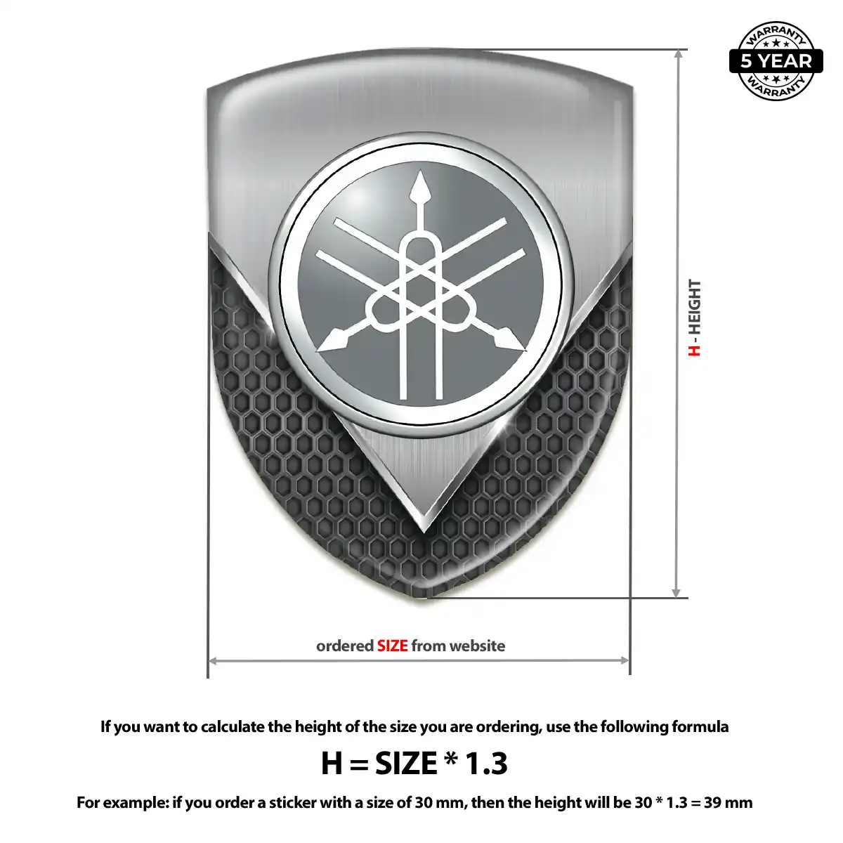 Yamaha Silicone Badge Marked Edition