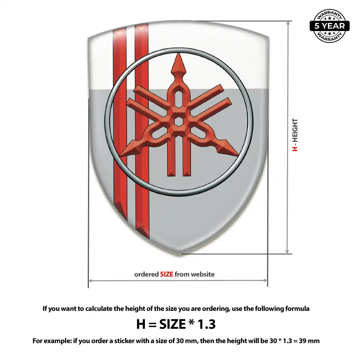 Yamaha Silicone Badge Signature Grade