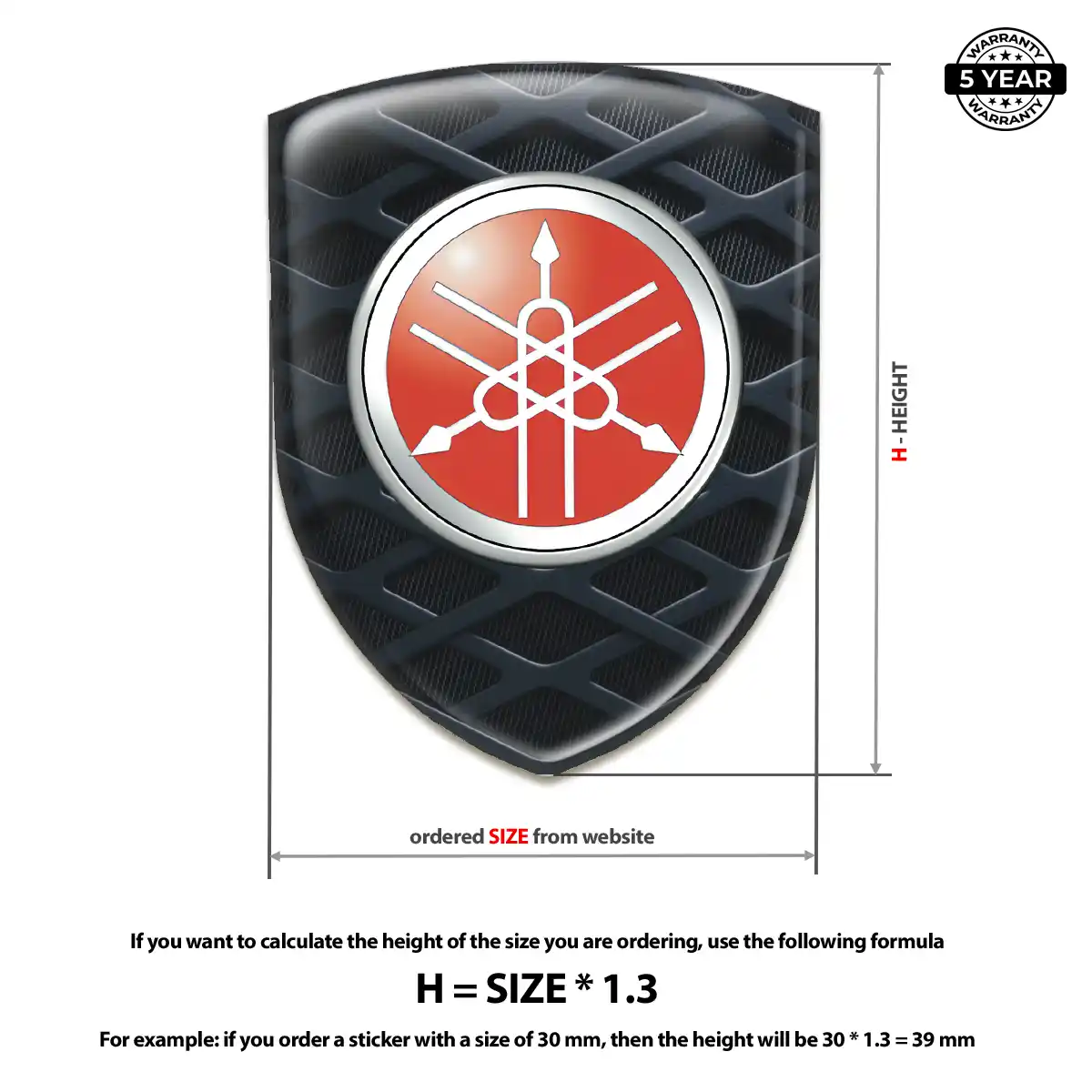 Yamaha Silicone Badge Sport Tuning