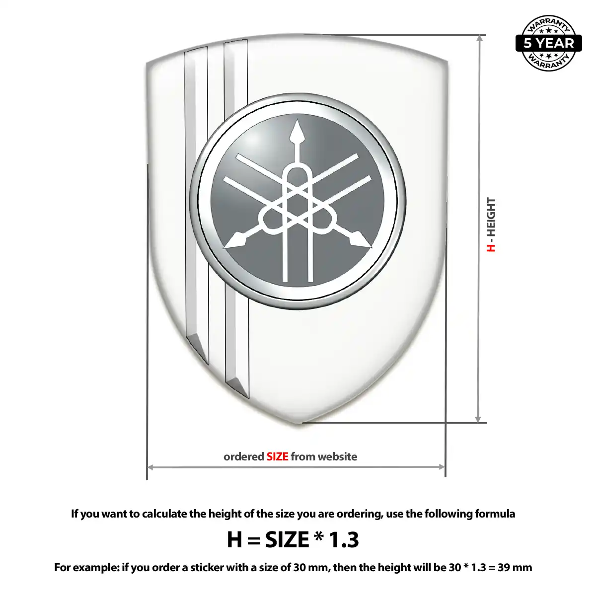 Yamaha Silicone Emblem Deluxe Edition