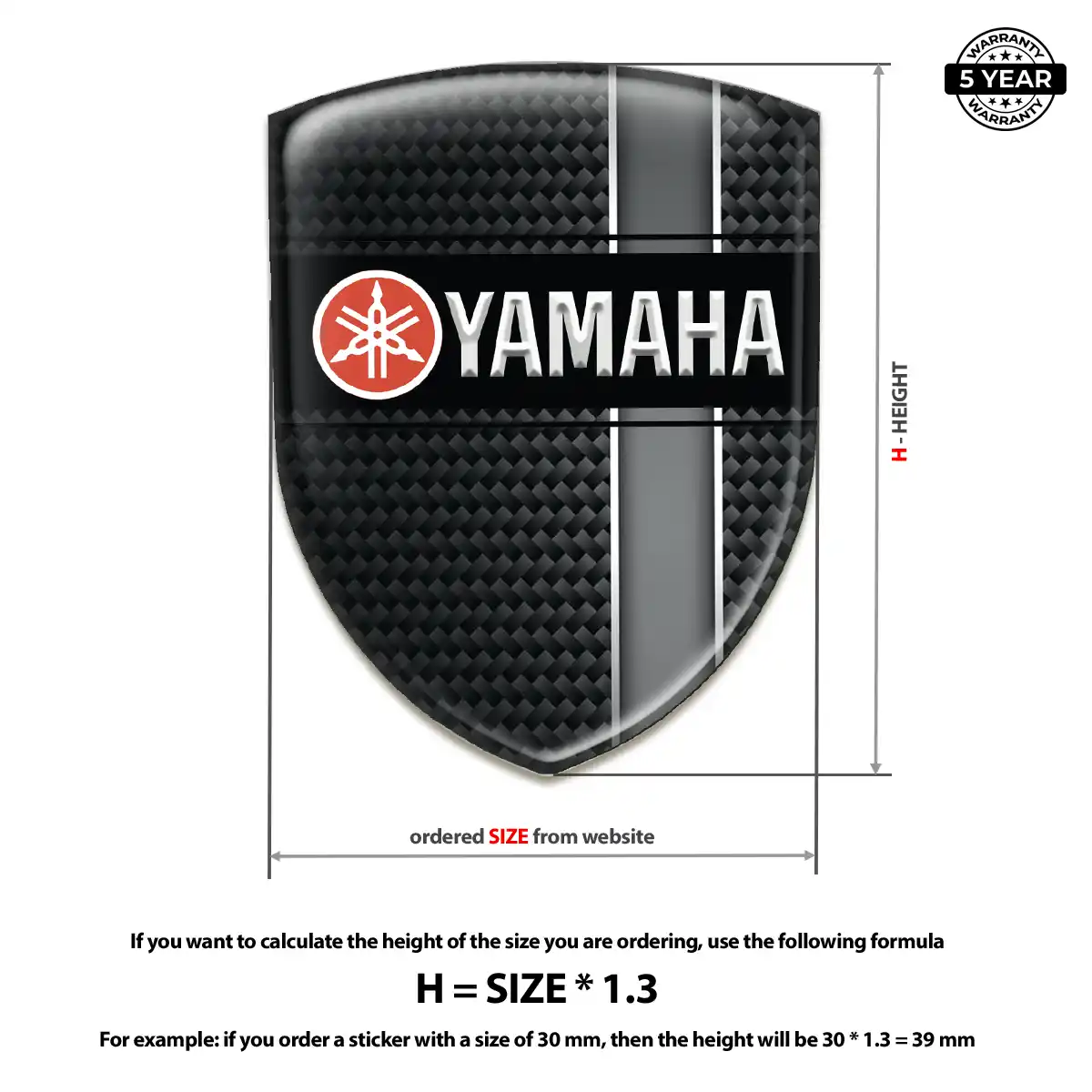 Yamaha Silicone Emblem Noble Edition