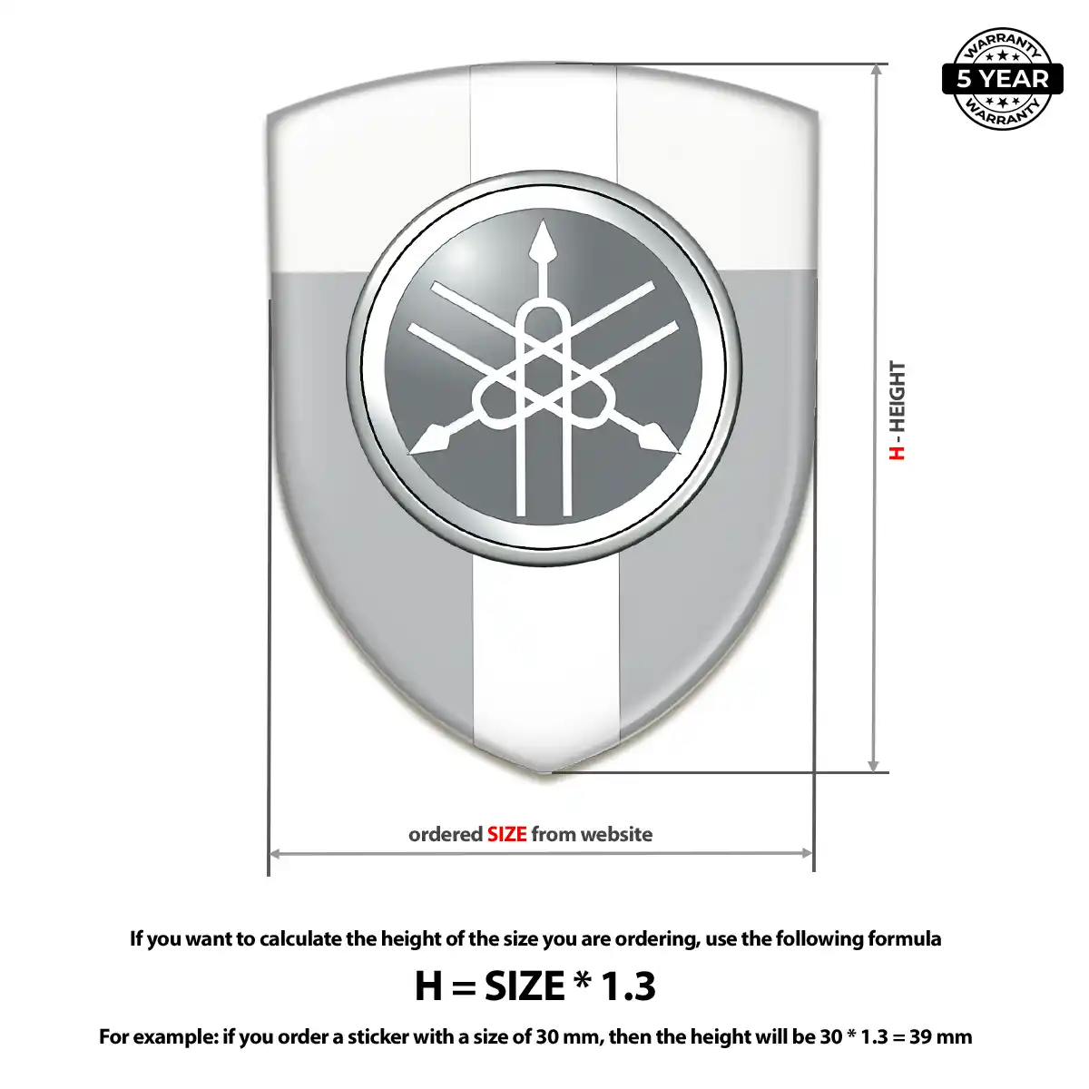Yamaha Silicone Emblem Resin Elite
