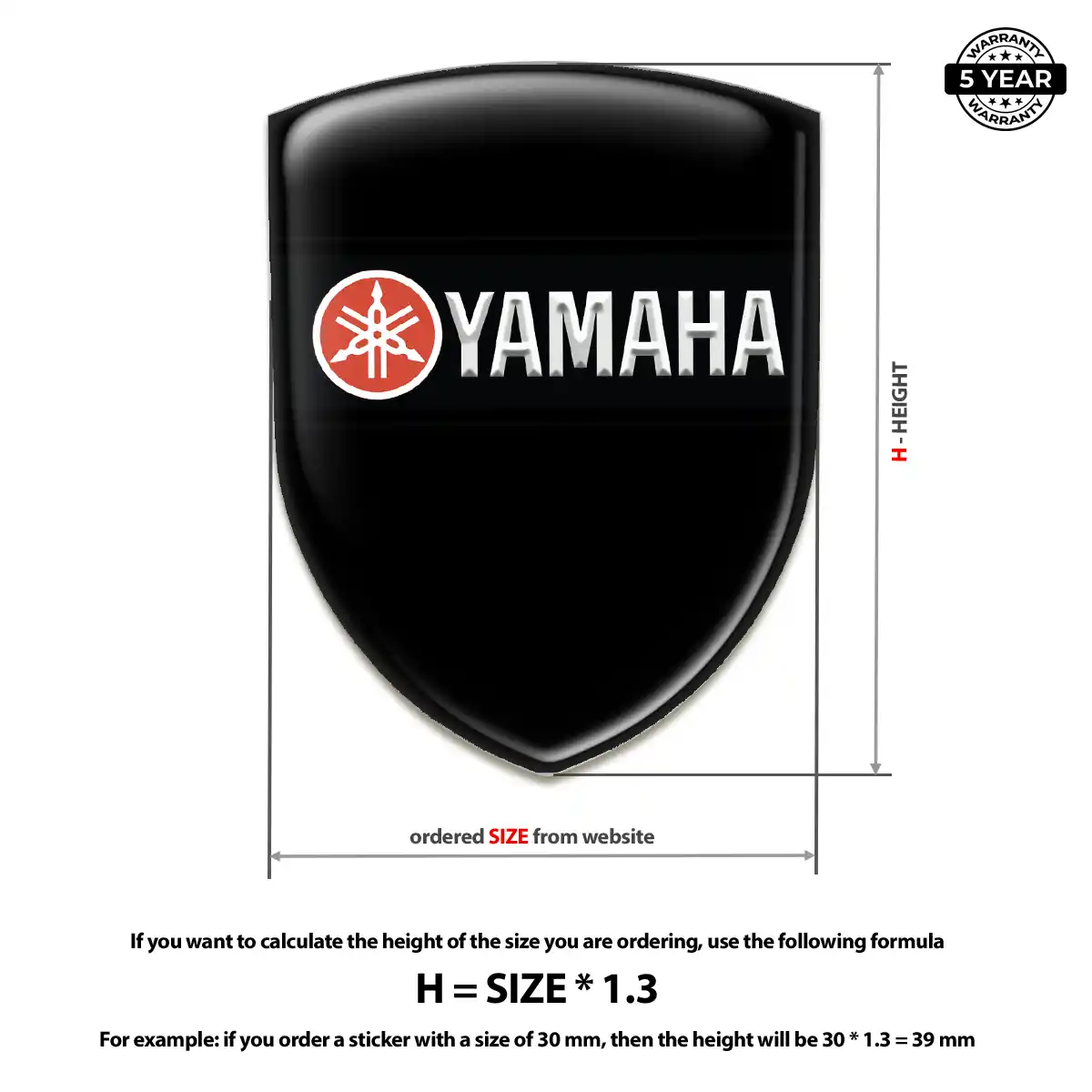 Yamaha Silicone Emblem Street Tuning