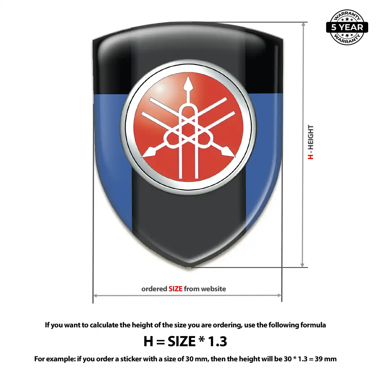 Yamaha Silicone Emblem Superior Craft