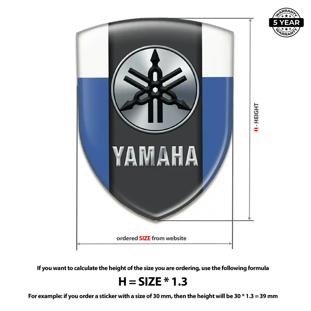 Yamaha Sticker Marked Edition