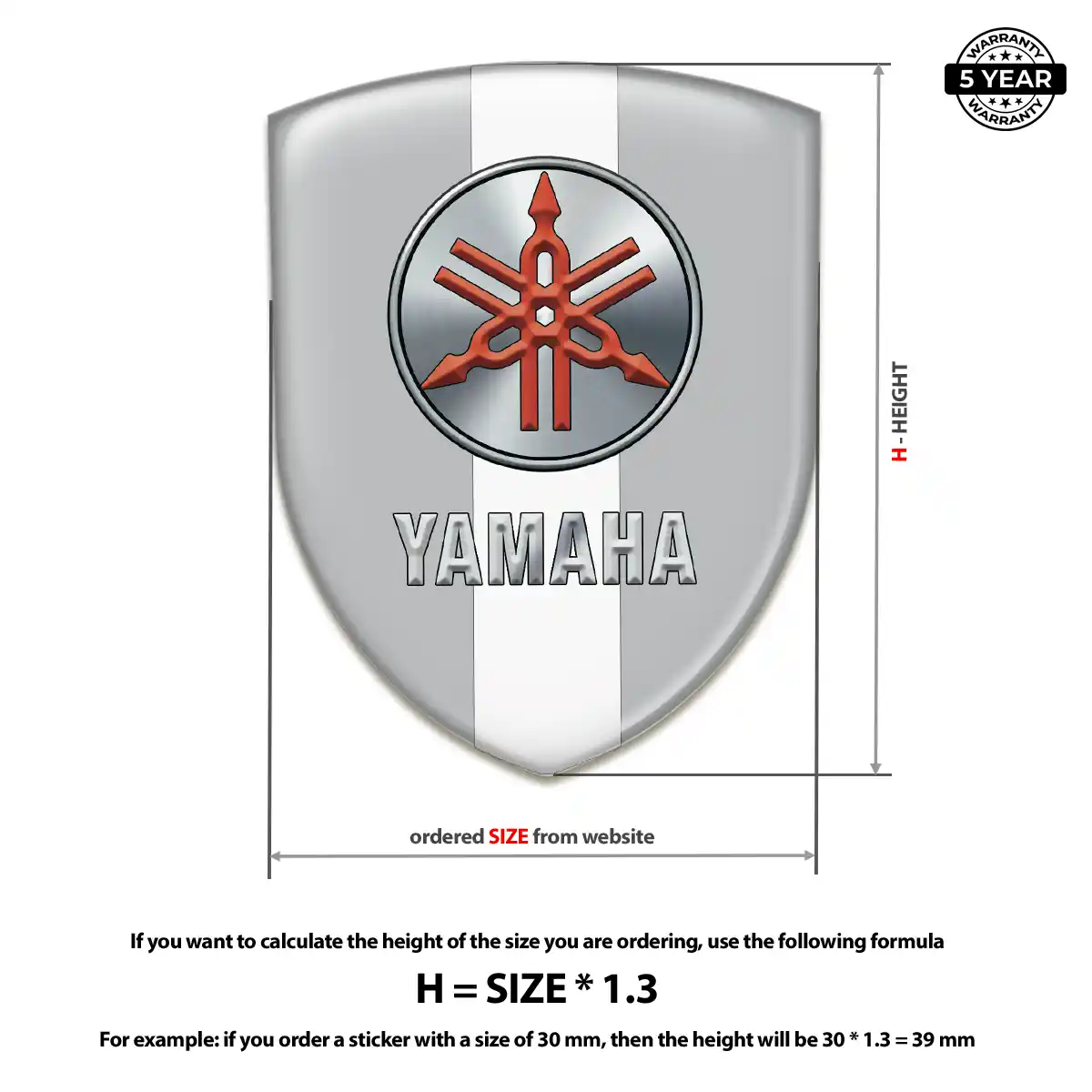 Yamaha Sticker Opulent Line