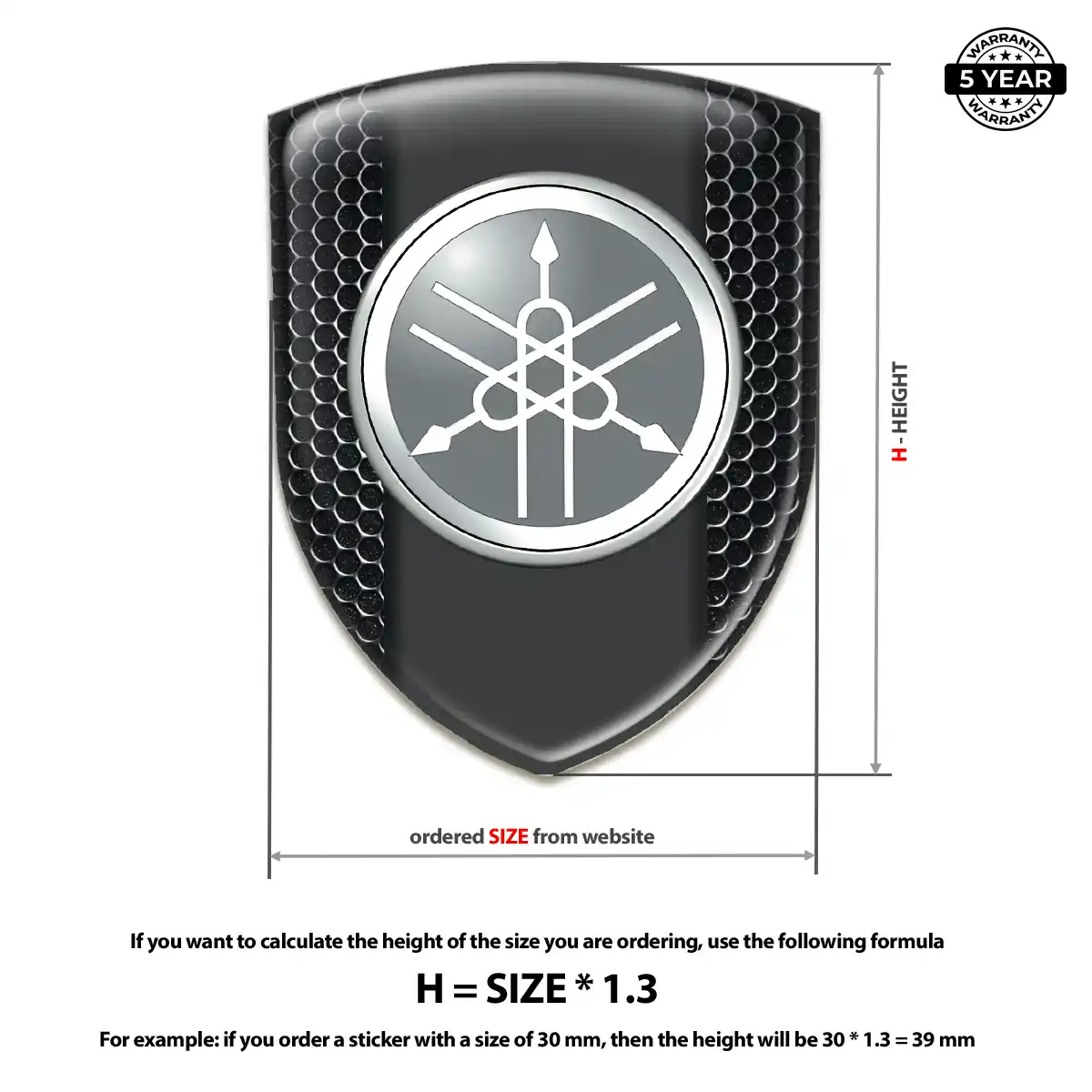 Yamaha Sticker Outer Style