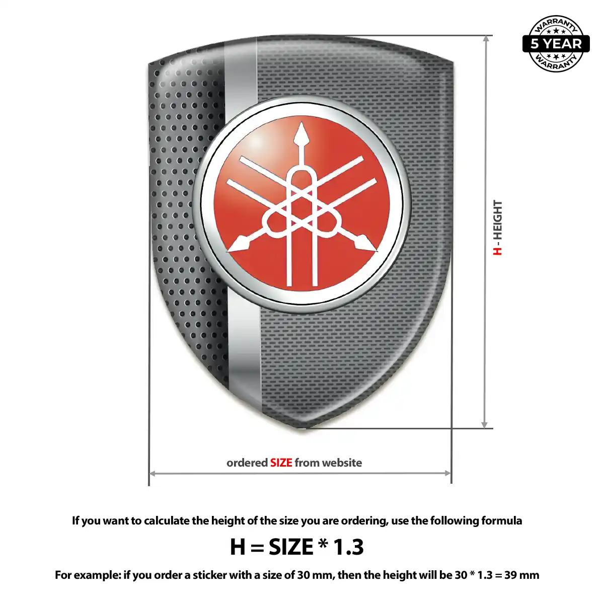 Yamaha Sticker Prime Quality