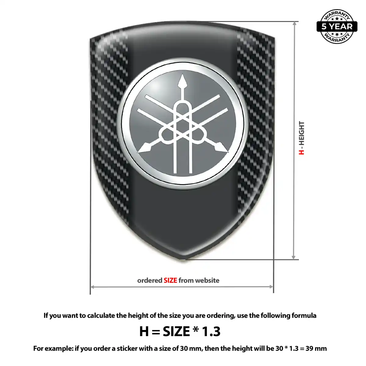 Yamaha Sticker Refined Design