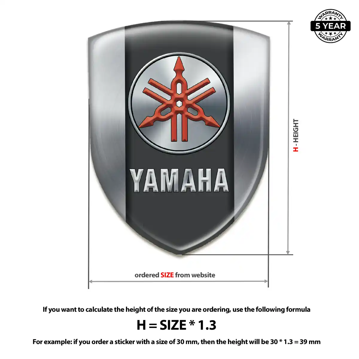 Yamaha Sticker Signature Grade