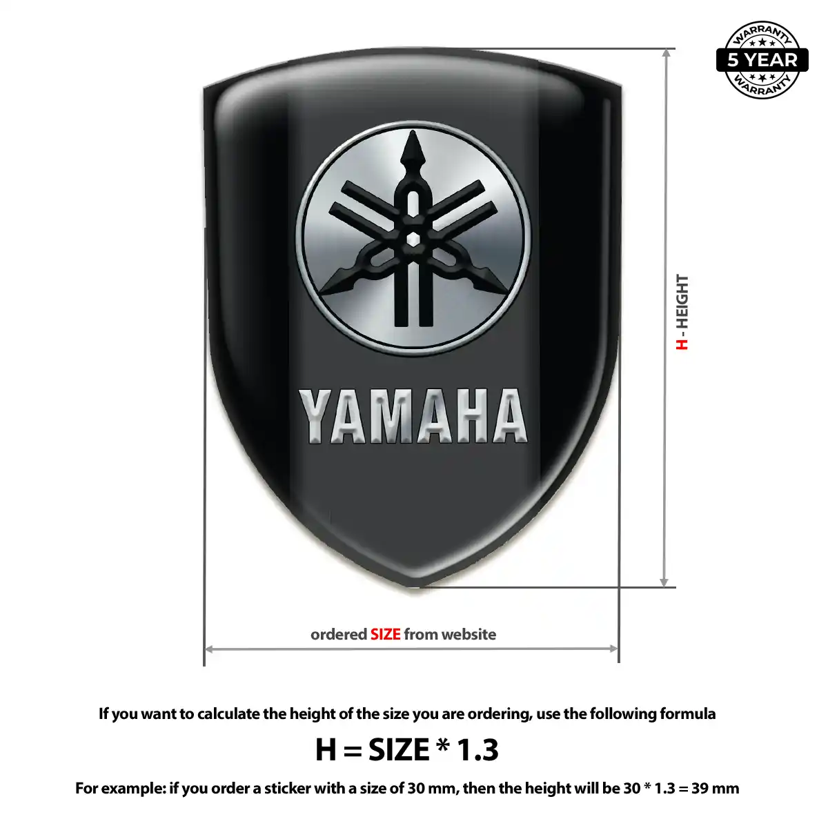 Yamaha Sticker Superior Craft