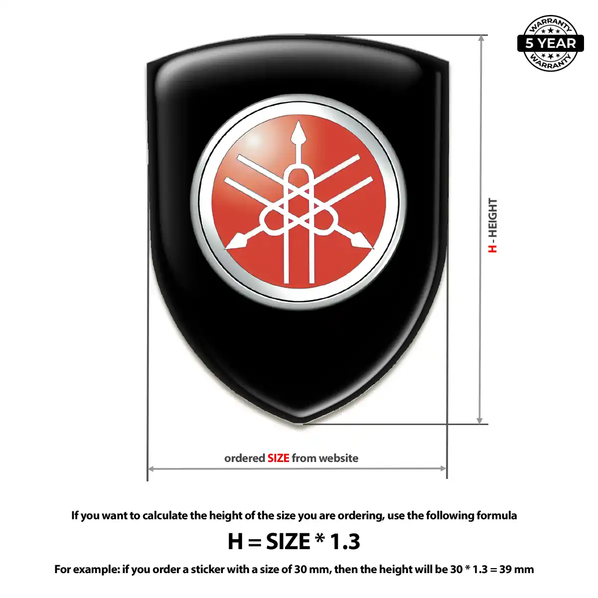 Yamaha Sticker Vortex Series
