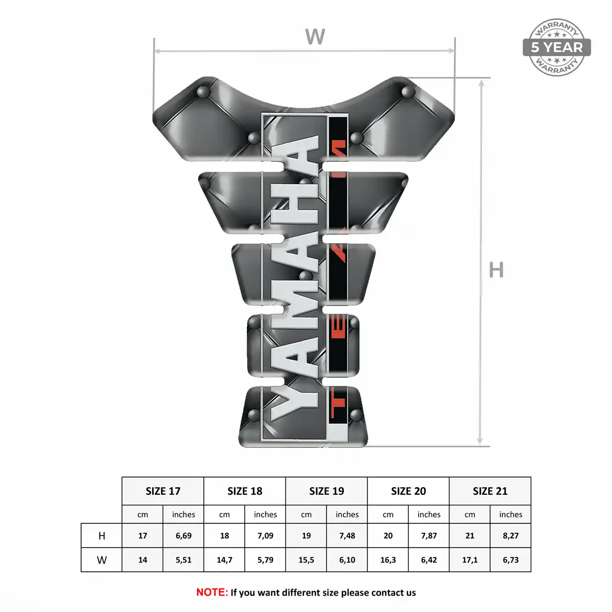 Yamaha Tank Decal Deluxe Edition