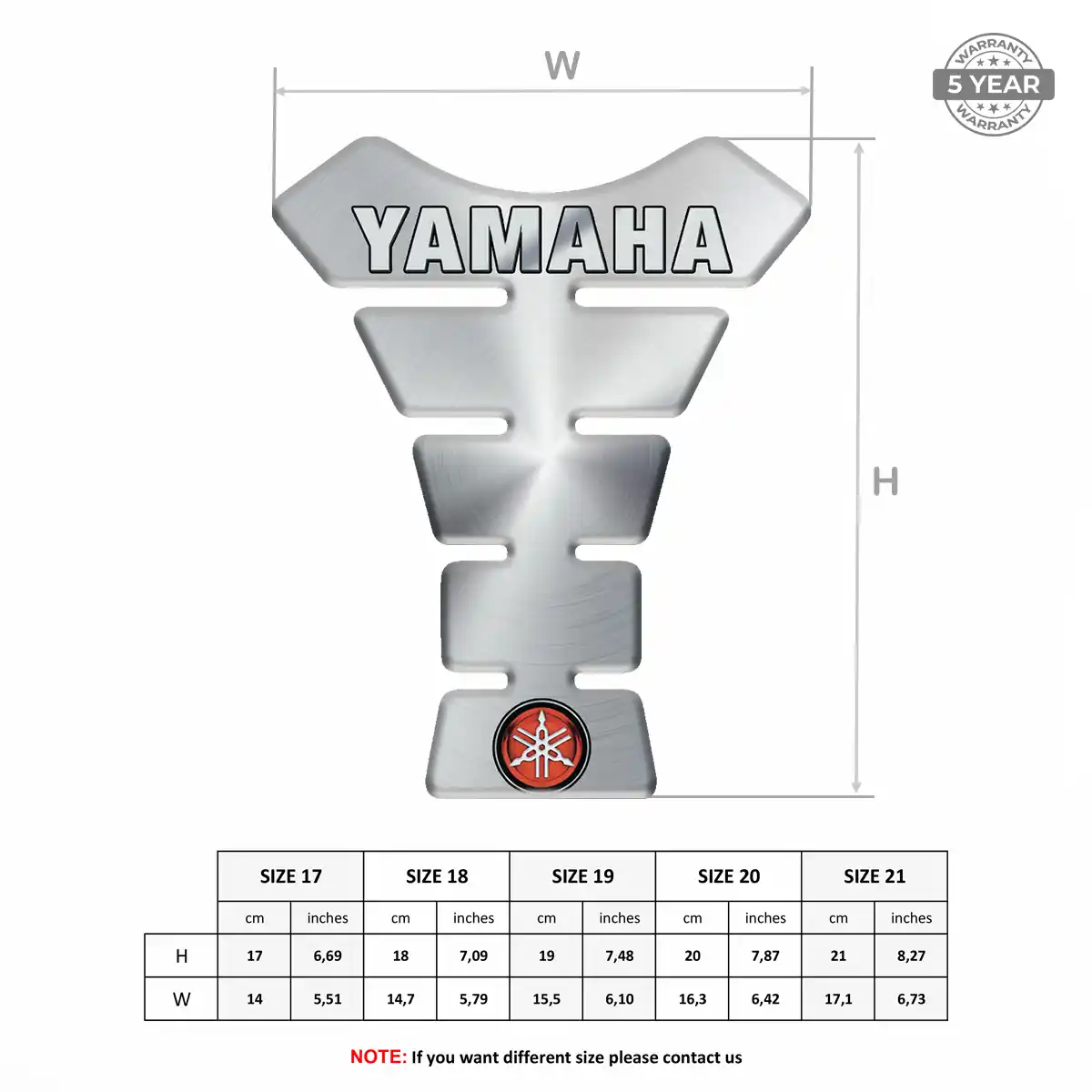 Yamaha Tank Fuse Guard Elite Finish