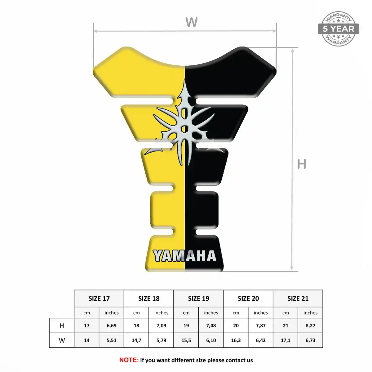 Yamaha Tank Fuse Guard Motorbike Exclusive Series