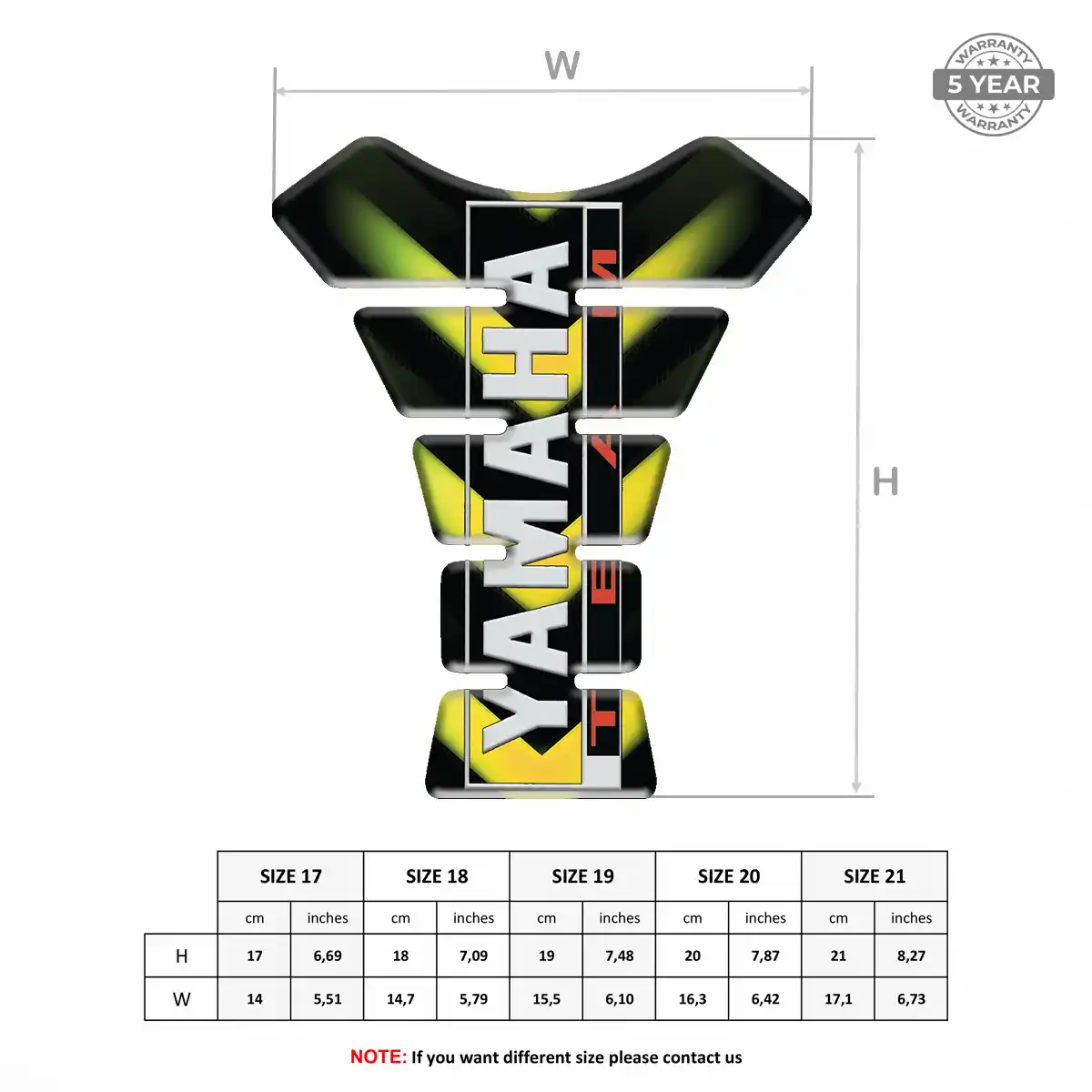 Yamaha Tank Fuse Guard Motorbike Prime Quality